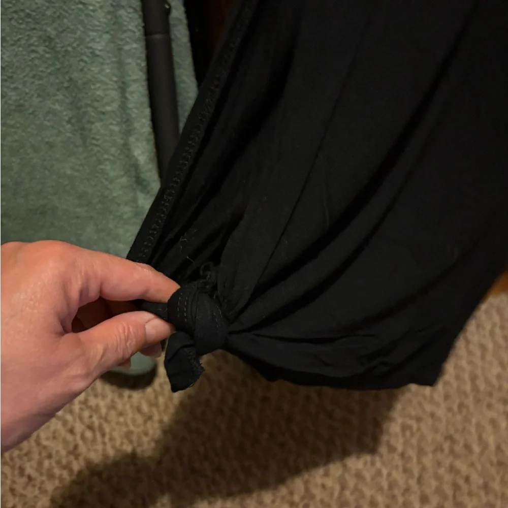 7th Ray Black Wide Leg Women's Pants - Picture 4 of 13